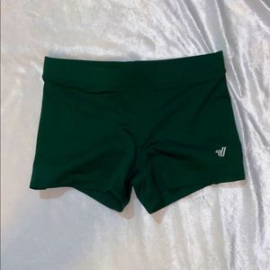 Green Varsity Cheer Shorts